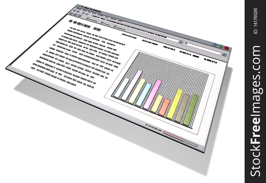 Graphical User Interface developped with 3D applications