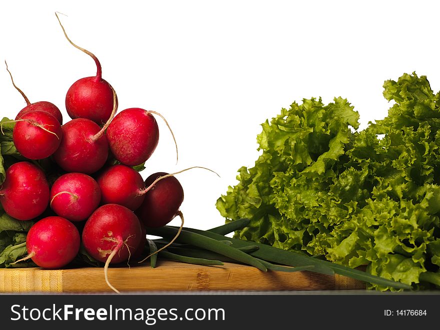 Vegetables In Kitchen Isolated