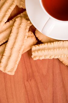 Cup Of Tea And Some Cookies Royalty Free Stock Photo Cup Of Tea And Some Cookies Royalty Free Stock Photo