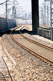 City Railway Stock Photography
