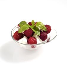 Ice Cream With Berries 1 Stock Images Ice Cream With Berries 1 Stock Images