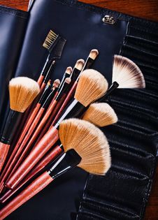 Set Of Brushes Stock Photo Set Of Brushes Stock Photo