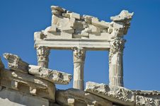 Ruins Of Pergamo, Turkey Royalty Free Stock Photo Ruins Of Pergamo, Turkey Royalty Free Stock Photo