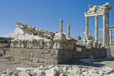 Ruins Of Pergamo, Turkey Royalty Free Stock Photography Ruins Of Pergamo, Turkey Royalty Free Stock Photography