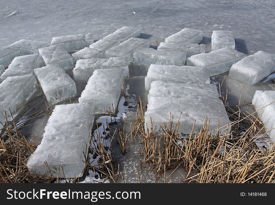 Ice By The River