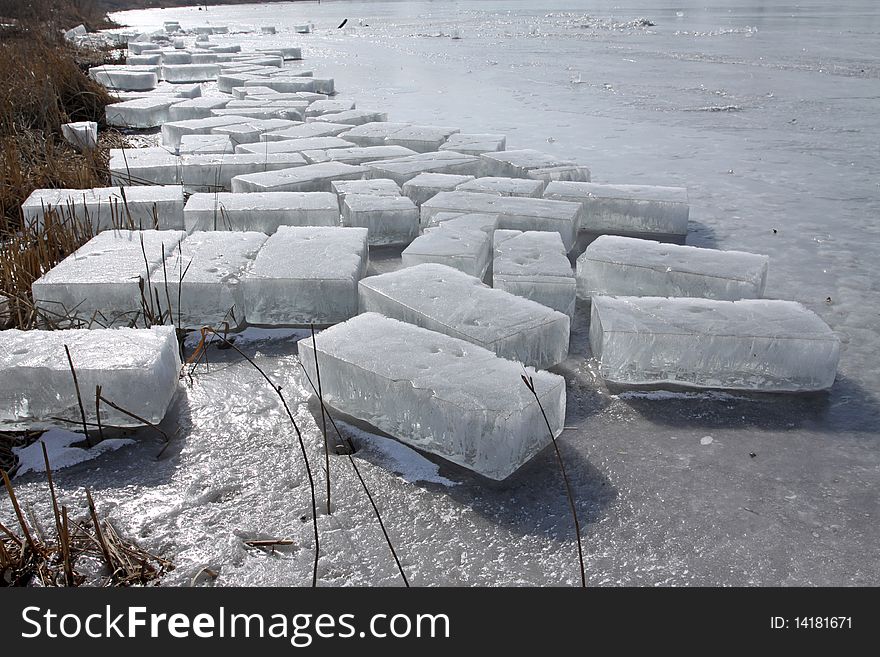 Ice By The River