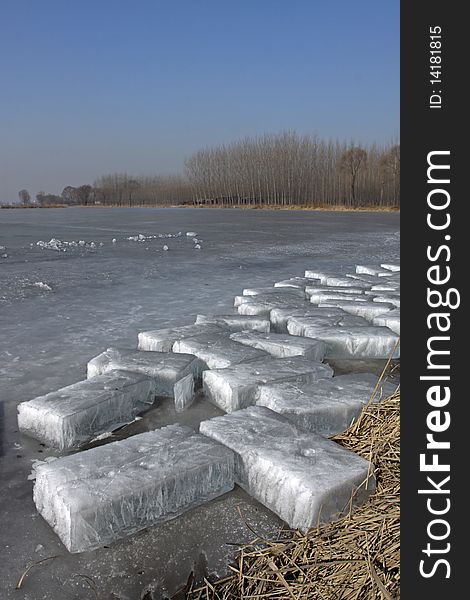 Ice By The River