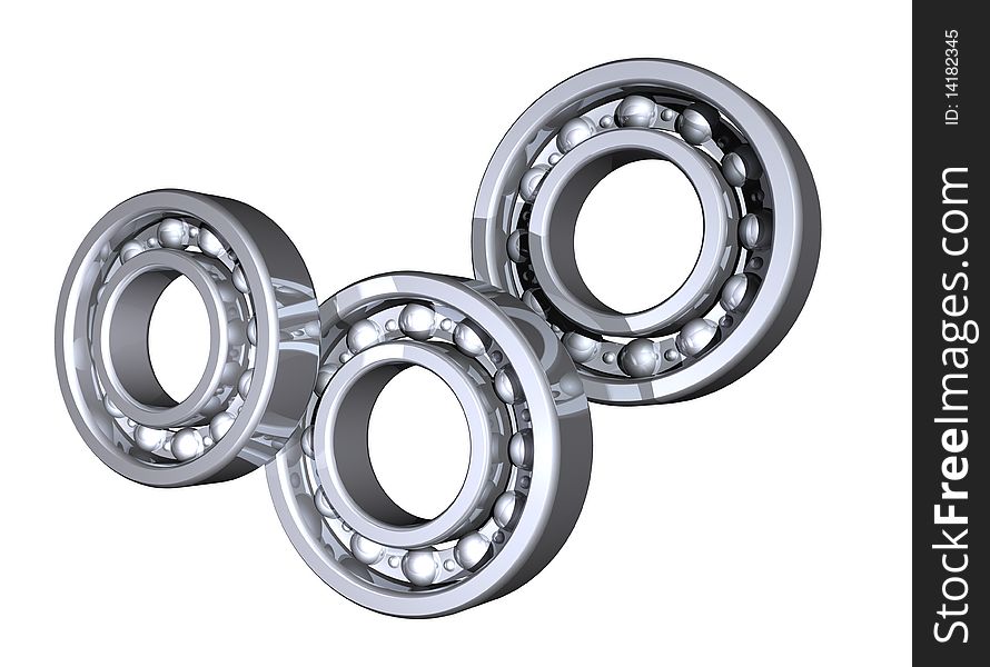 Three Ball Bearings