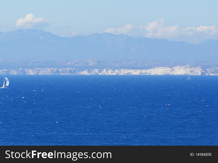 Straits of Bonifacio and Corsica