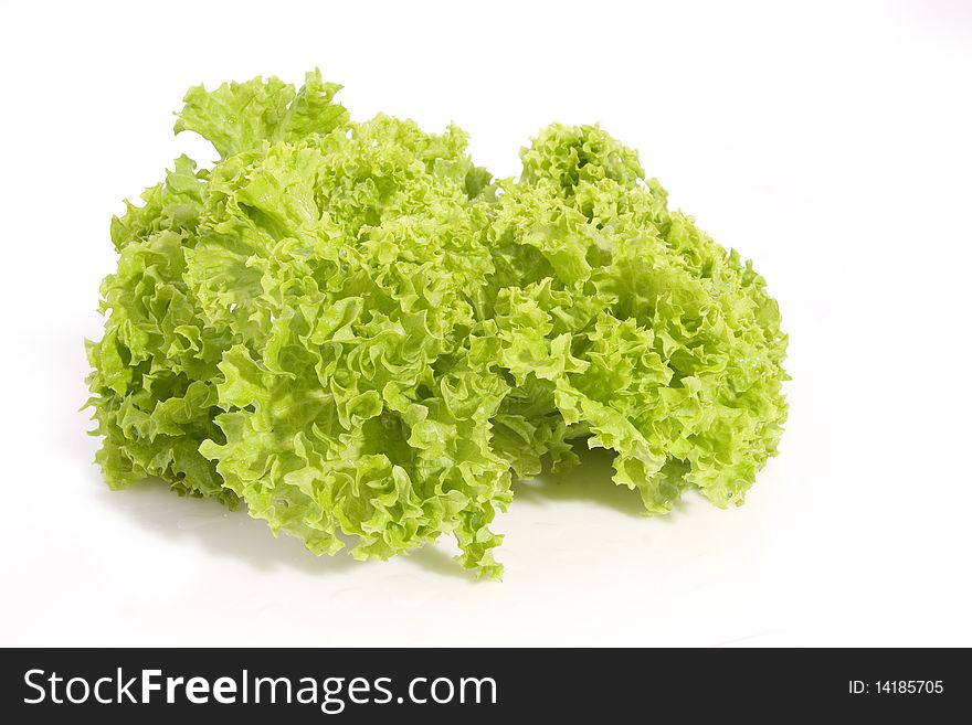 Butter Lettuce isolated on white