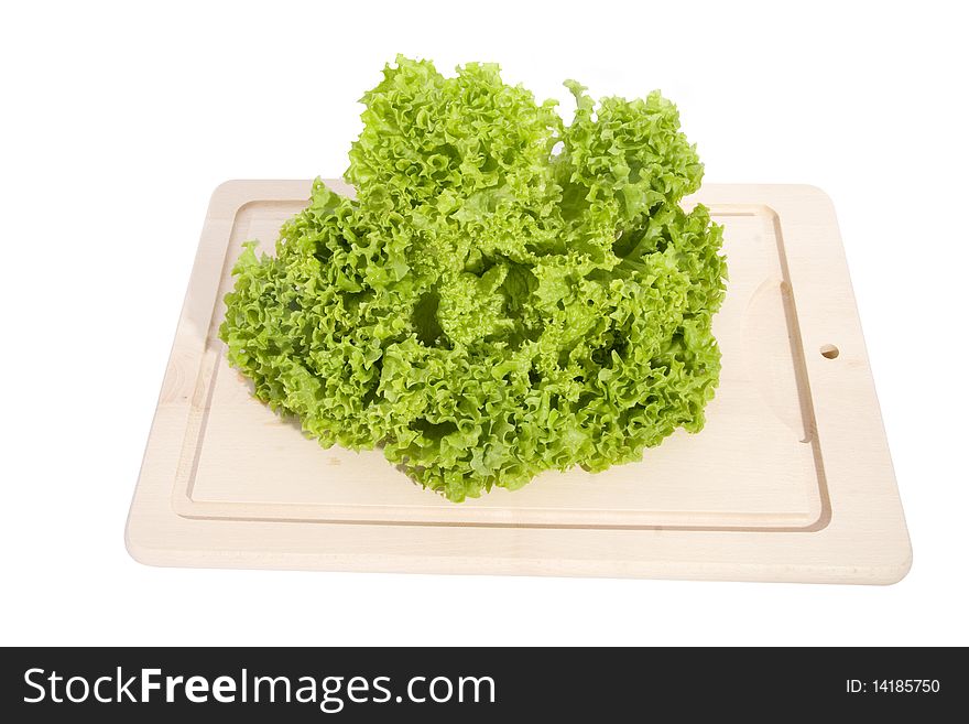 Butter Lettuce isolated on white