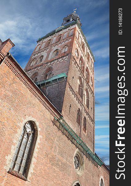 The Dome Cathedral is the largest cathedral in the Baltic. It was founded in 1211. Riga, Latvia. The Dome Cathedral is the largest cathedral in the Baltic. It was founded in 1211. Riga, Latvia.