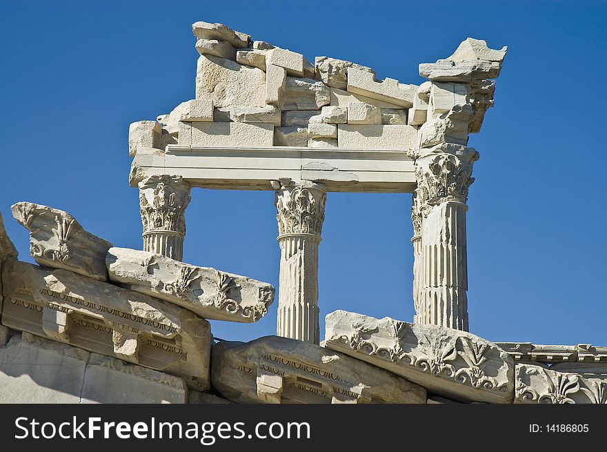 Ruins Of Pergamo, Turkey