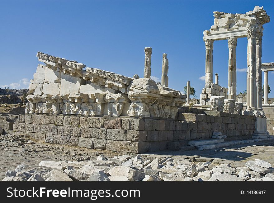 Ruins of Pergamo, southwest Turkey. Ruins of Pergamo, southwest Turkey
