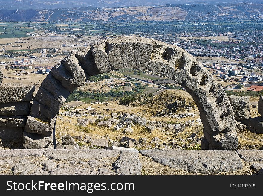 Ruins of Pergamo, southwest Turkey