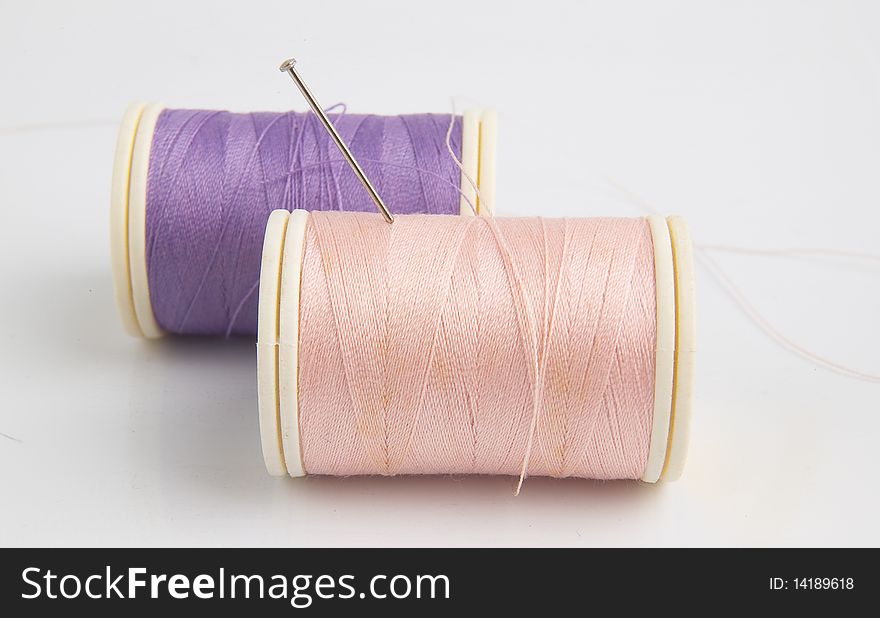 Sewing Reels And Pin