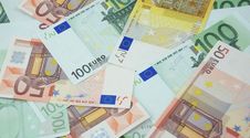 50, 100 And 200 Euro Banknotes Background Royalty Free Stock Photography 50, 100 And 200 Euro Banknotes Background Royalty Free Stock Photography