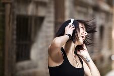 Enjoying Music Royalty Free Stock Photos Enjoying Music Royalty Free Stock Photos