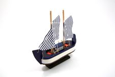 Small Toy Sailboat Stock Images