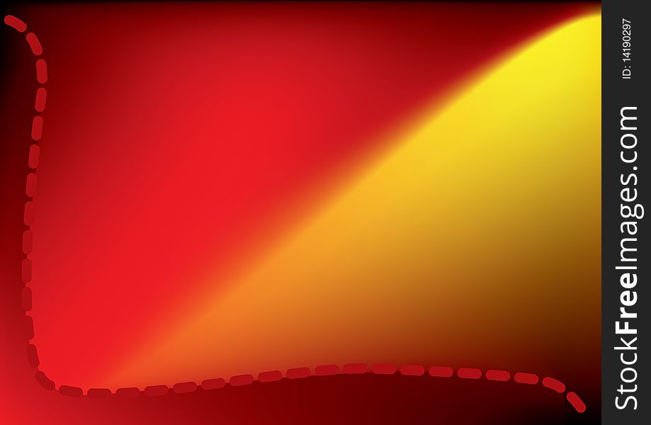 Abstract background red and yellow meshing in different ways