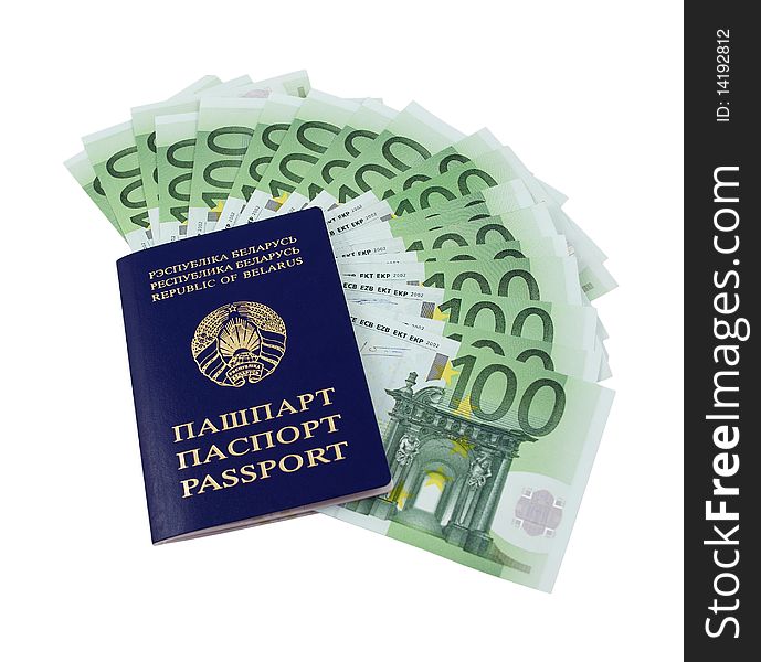 Belarusian Passport And Money