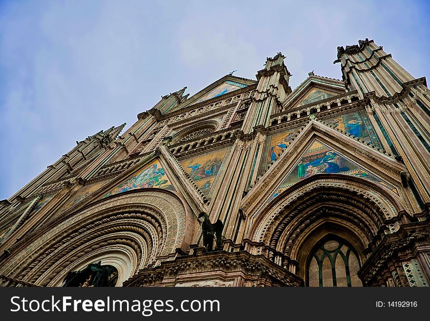 Dome of Orvieto (Trani) Central Italy. Dome of Orvieto (Trani) Central Italy