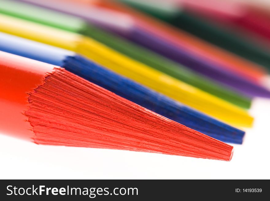 Collection Of Colorful Pencils