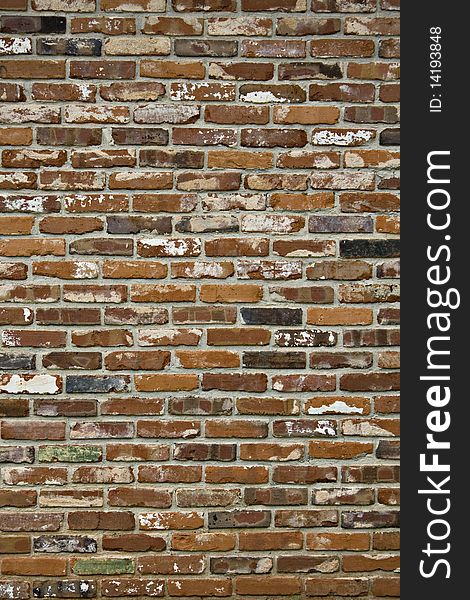 Painted brick wall textured background. Painted brick wall textured background