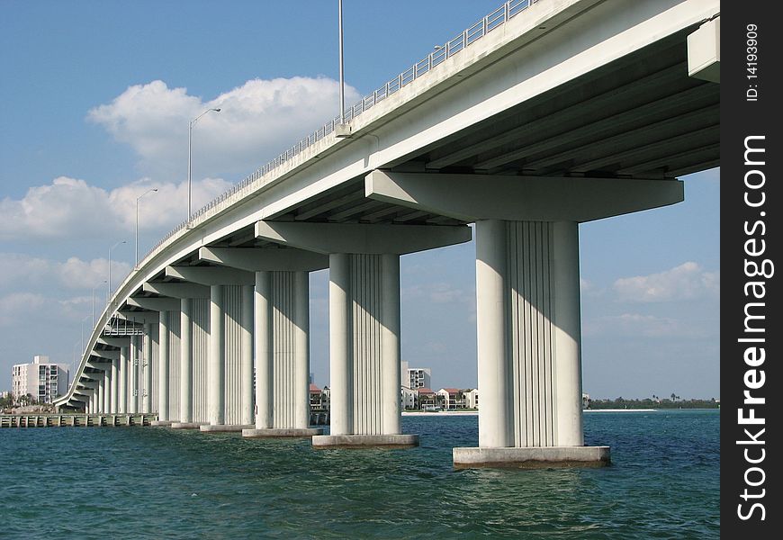 Sandkey bridgeat Clearwater Beach Florida. Sandkey bridgeat Clearwater Beach Florida