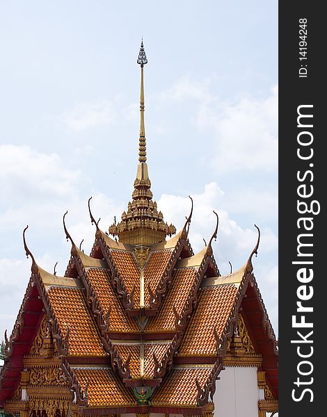 Art of roof,architecture in Thailand. Art of roof,architecture in Thailand