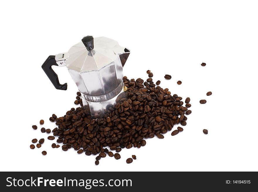 Coffee Maker Isolated On White Background