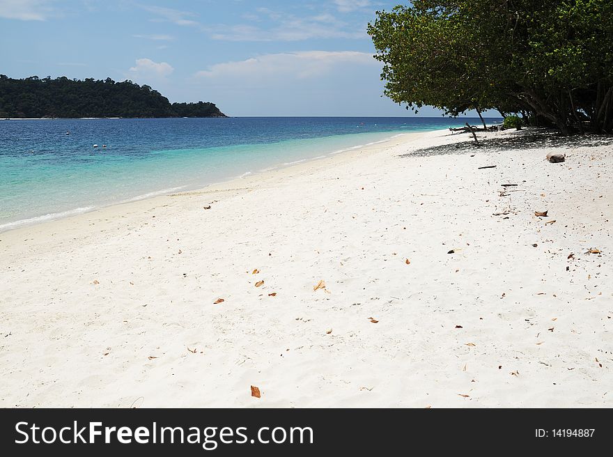 Beautiful beach and sea in Thailand