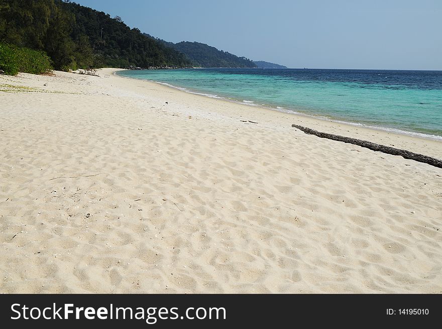 Beautiful beach and sea in Thailand