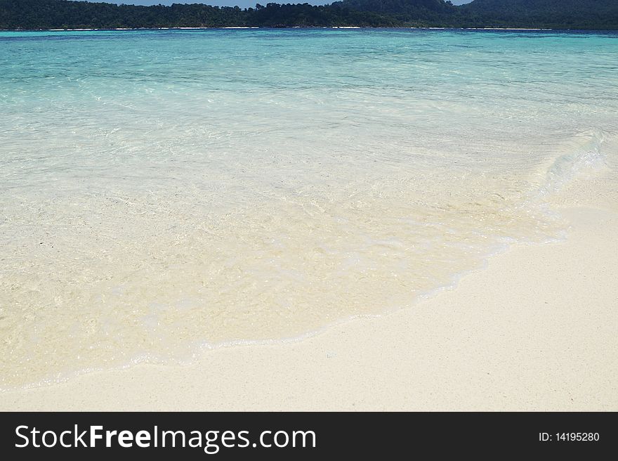 Beautiful beach and sea in Thailand