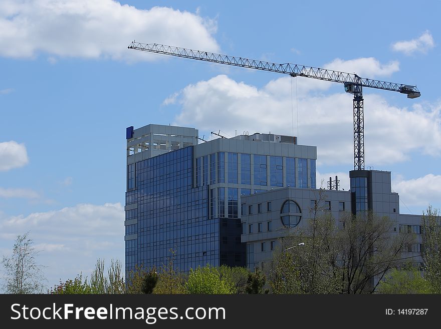 Construction of hotel complex in the city of Donetsk Ukraine