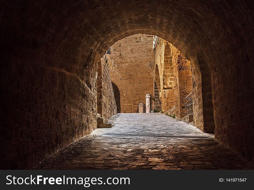 Old fortress in Kyrenia Girne.