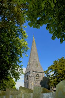 Llanddarog Church Spire Stock Photography Llanddarog Church Spire Stock Photography