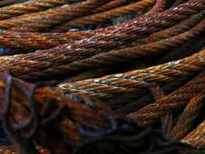 Steel Rope Royalty Free Stock Photos