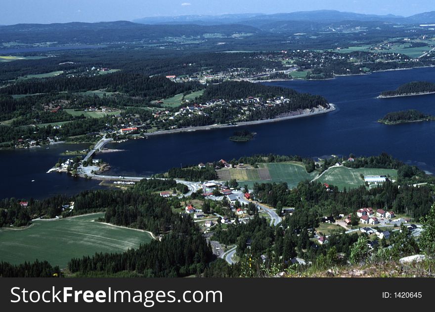 The Queens view at Ringerike in Norway