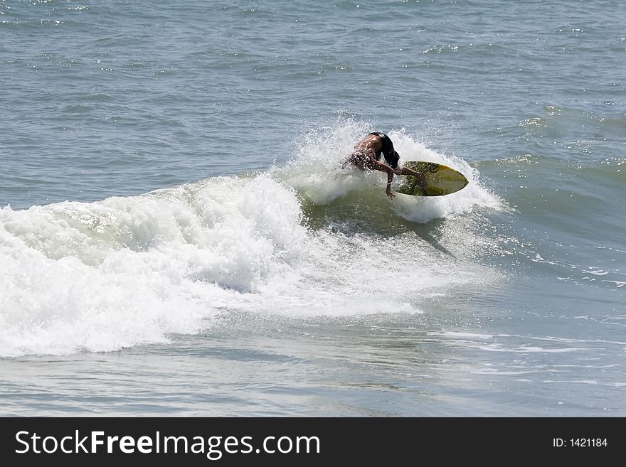 Surfer in Cocoa Beach, Florida