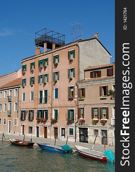 House with roof garden in Venice, Italy