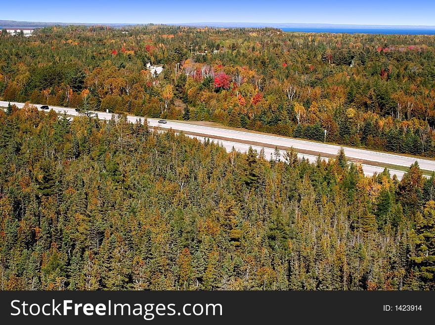 The natural beauty of the lakes rivers and trees of Michigan. The natural beauty of the lakes rivers and trees of Michigan