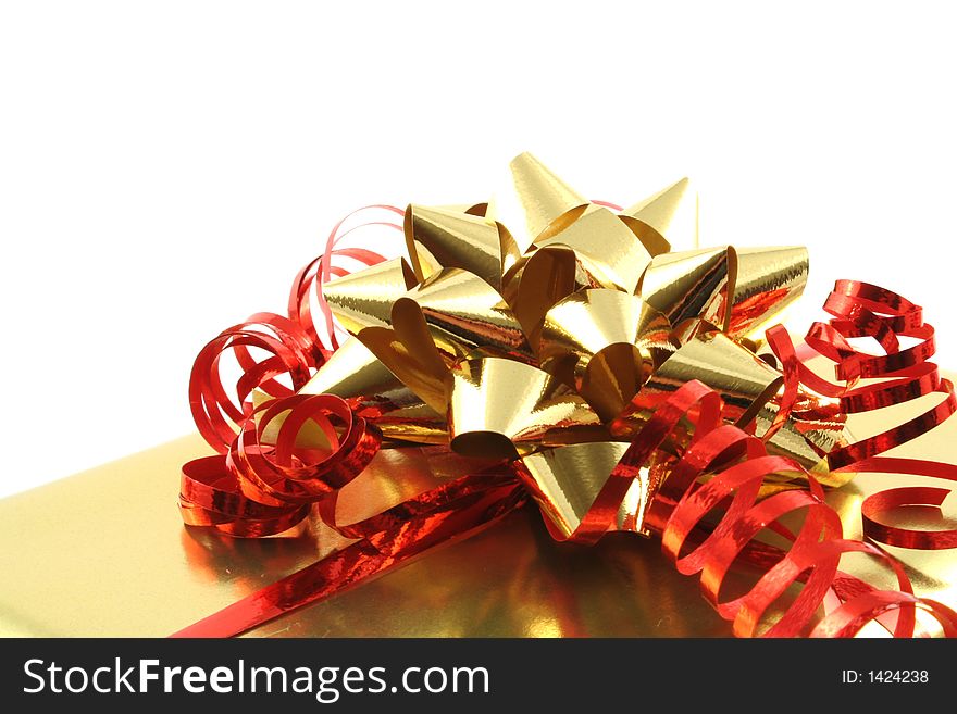 Presents on a white background