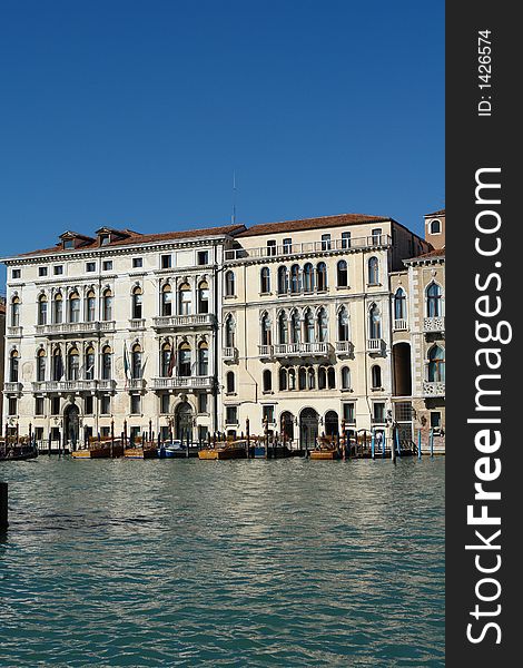 Palazzos at the Grand Canal in Venice, Italy. Palazzos at the Grand Canal in Venice, Italy