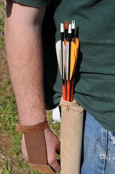 Arrows In Pouch Stock Photography Arrows In Pouch Stock Photography