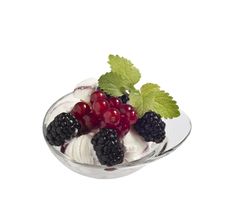 Ice Cream With Berries 4 Royalty Free Stock Photos Ice Cream With Berries 4 Royalty Free Stock Photos