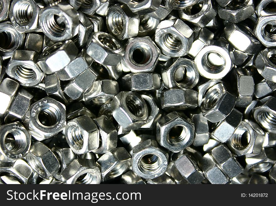 This picture is ton of female screws. you can use this picture for background, wallpaper, specific work, etc.