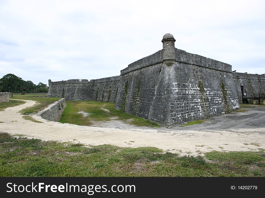 Old Spanish fort at St Augustine