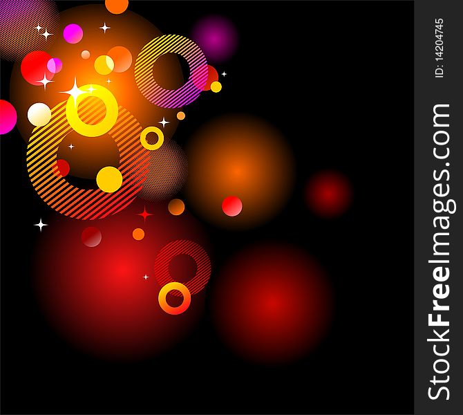 Abstract design: glittering flare background. Abstract design: glittering flare background.