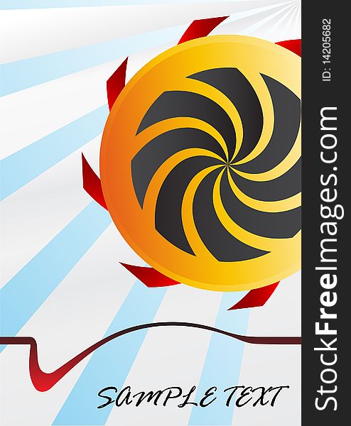 Abstract swirl element. Clip-Art